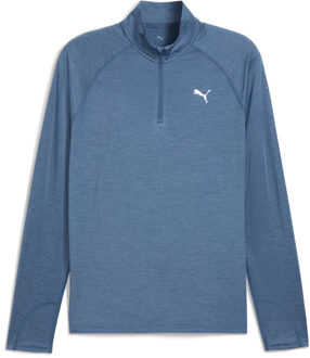 PUMA Velocity Cloudspun 1/4 Zip Shirt Heren navy - M