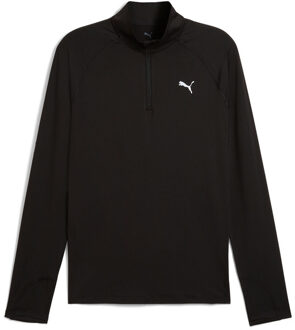 PUMA Velocity Cloudspun 1/4 Zip Shirt Heren zwart