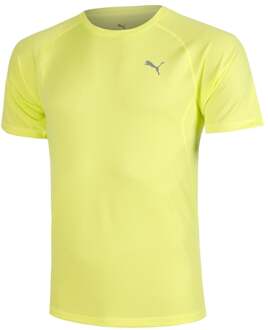 PUMA Velocity Hardloopshirt Heren-Geel - S