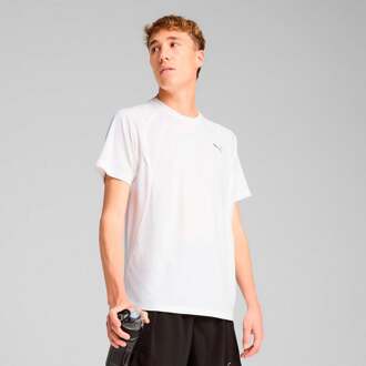 PUMA Velocity Hardloopshirt Heren-wit - S