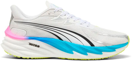 PUMA Velocity Nitro 4 Neutrale schoen Heren-wit, blauw - 42.5