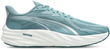 PUMA Velocity Nitro 4 Sneakers Heren - Blauw - Maat 41 - Mesh/Synthetisch Blue