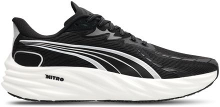 PUMA Velocity Nitro 4 Sneakers Heren - Zwart - Maat 47 - Mesh/Synthetisch Black
