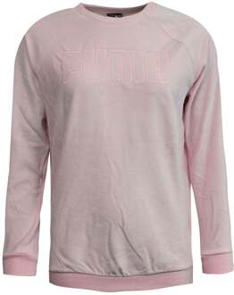 PUMA Velour Roze Fluwelen Trui voor Vrouwen