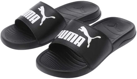 PUMA Volwassen Popcat Logo Schuivers (Zwart)