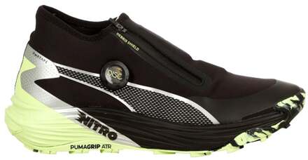PUMA Voyage Nitro 3 Disc Trailschoen Heren-Zwart,Zilver - 43