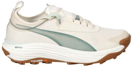 PUMA Voyage Nitro 3 Tech Trailschoen Dames-Wit,Bruin - 38.5