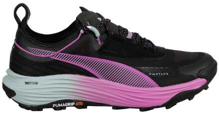 PUMA Voyage Nitro 3 Tech Trailschoen Dames-Zwart,Paars - 39