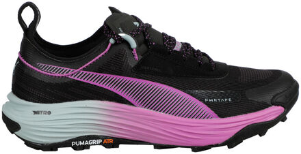 PUMA Voyage Nitro 3 Tech Trailschoen Dames-Zwart,Paars - 39