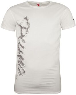 PUMA Vrouwen Oversized T-shirt met Korte Mouwen Grafisch T-shirt 822354 01 Wit