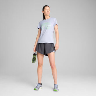 PUMA w x hyrox tad tee t-shirt training km dames - Grijs - M