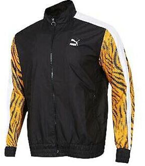 PUMA Wild Pack Woven Full Zip Up Track Top Jas Zwart Heren 579510 21 Veelkleurig - S