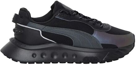 PUMA Wild Rider Grip LS zwarte kinderschoenen - maat EU 37.5 / UK 4.5