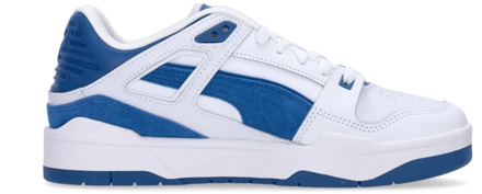 PUMA Wit/Blauwe Sneakers Puma , White , Heren - 42 1/2 Eu,45 Eu,43 Eu,44 Eu,41 Eu,40 Eu,46 EU
