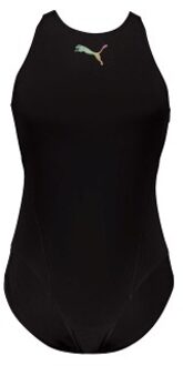 PUMA Women Racerback Swimsuit Zwart - X-Small,Small,Medium,Large,X-Large