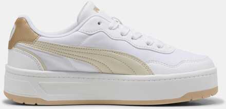 PUMA Women's Puma Court Lally Skye Aqua Metallics Trainers in White Wit - EU 39/ UK 6