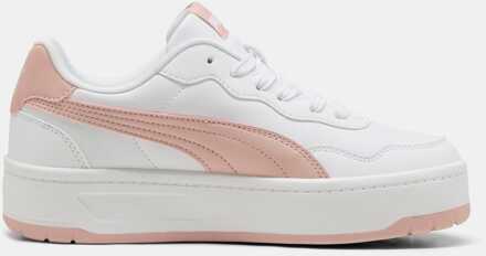 PUMA Women's Puma Court Lally Skye Trainers in White pink Wit - EU 39/ UK 6