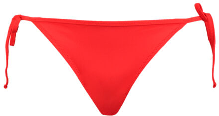 Puma Women's Side Tie Bikini Bottom Red Lrg / 12-14