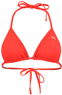 Puma Women's Triangle Bikini Top Red Lrg / 12-14