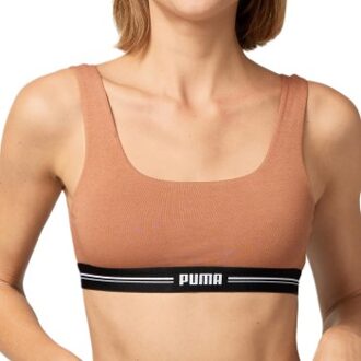 PUMA Women Scoop Neck Top * Actie * Zwart,Bruin - Small