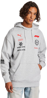 PUMA X A$ap Hoodies Heren - Grijs - Maat L - Katoen Fleece Grey