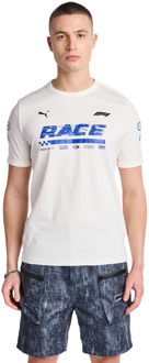 PUMA X A$ap T-shirts Heren - Wit - Maat M - Katoen Jersey White