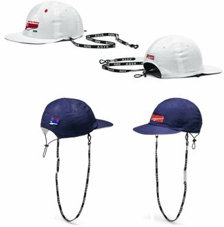 PUMA x Ader Fout platte rand wit marine omkeerbare muts 021951 01 Veelkleurig - One Size