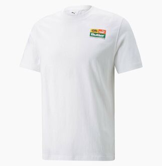 PUMA x Butter Goods Korte Mouw Crew Neck Wit Heren T-shirt 532442 02 - maat S