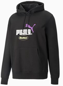 PUMA x Butter Goods Lange Mouw Zwart Pullover Mannen Grafisch Logo Hoodie 532438 01 - maat 2XL