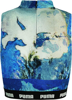 PUMA x Central Saint Martins All Over Print CropTop Blauw Dames T-shirt 597181 02 - maat EU 47.5 / UK 12