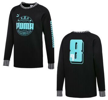 PUMA x Diamond Crew Sweatshirt Grafische Trui Zwart 575355 01