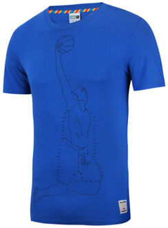 PUMA X DR Basketball Heren Regular Fit Tee Top T-shirt Blauw 570427 61 RW86 - maat