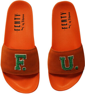 PUMA x Fenty FU Oranje Sliders - Dames