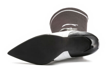 PUMA x Fenty Gebreide Hoge Mary Jane Hakken Zwart Damesschoenen