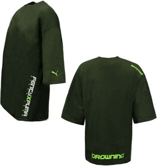 PUMA x Fenty Khaki T-shirt - Dames Groen - XS