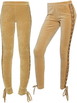 PUMA x Fenty Laced Velour Tan Legging - Dames Bruin - EU 42 / UK 8
