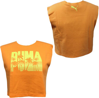 PUMA x Fenty Oranje Gewaad Top - Dames - EU 47.5 / UK 12