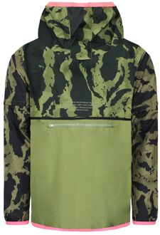 PUMA x First Mile WindCell heren zwart/groen geweven jack - maat M