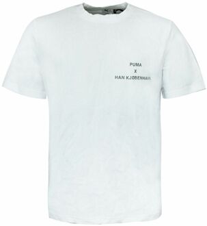 PUMA x Han Kjobenhavn Korte Mouw Crew Neck Wit Heren T-shirt 574013 02