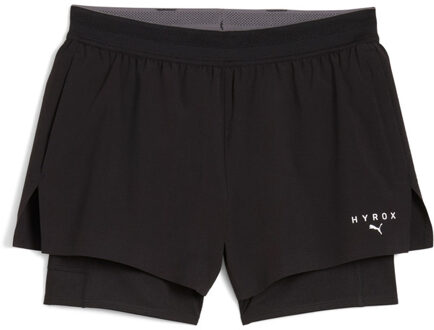PUMA x Hyrox 2in1 Short Dames zwart/zwart - M