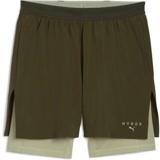 PUMA x Hyrox 2in1 Train Short Heren groen - XL