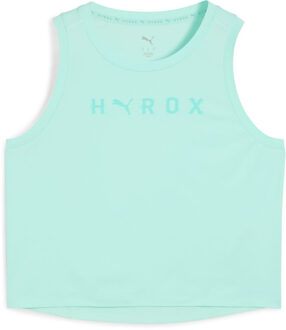 PUMA x Hyrox Cloudspun Crop Singlet Dames lichtgroen - M