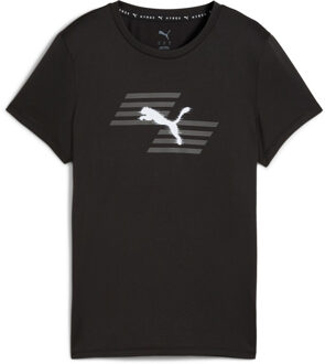 PUMA x Hyrox Poly Graphic T-Shirt Dames zwart/zwart - L