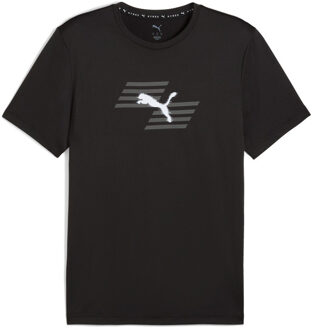 PUMA x Hyrox Poly Graphic T-Shirt Heren zwart/zwart - M
