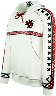 PUMA x Jahnkoy Graphic Pullover Lange Mouw Wit Heren Hoodie 596680 02 - XS