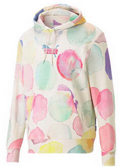 PUMA x KidSuper Studios Bedrukte Lange Mouw Heren Hoodie 598838 02 Veelkleurig