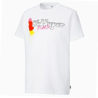 PUMA x Kidsuper Studios Korte Mouw Crew Neck Wit Heren T-shirt 530410 02 - L