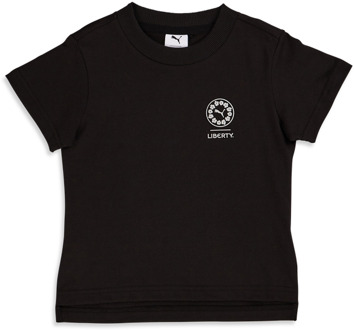PUMA X Liberty - Voorschools T-shirts Black - 104 - 110 CM