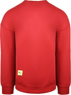 PUMA x Michael Lau Lange Mouw Crew Neck Rood Heren Grafisch Sweatshirt 530358 22 - maat XS