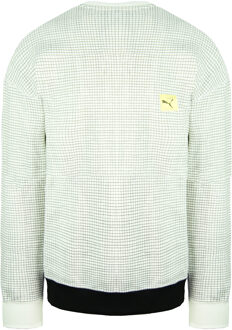 PUMA x Michael Lau Lange Mouw Crew Neck Wit Heren AOP Sweatshirt 530359 52 - maat L